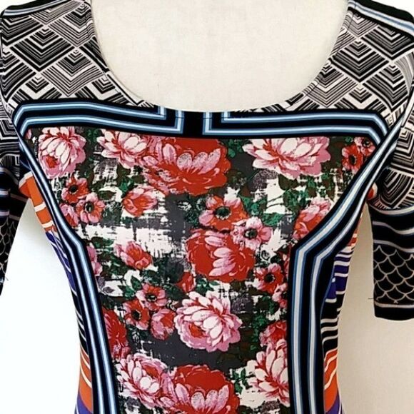 Jealous Tomato Prairie Print Aztec Floral Dress - Picture 4 of 11